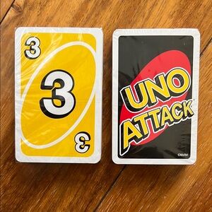 Mattel UNO Attack Card Game - Yellow and Black